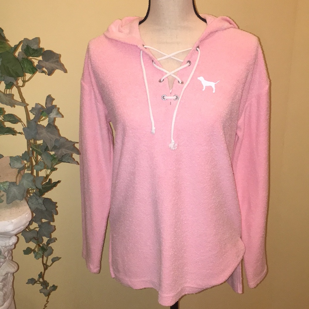 PINK peach/pink hoodie
